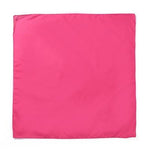 Square Paisley Bandanas Ride Mask Headbands For Women Bands Scarfs-Hair Accessories-Arimonz-Plain Bright Pink-Arimonz
