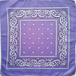 Square Paisley Bandanas Ride Mask Headbands For Women Bands Scarfs-Hair Accessories-Arimonz-purple-Arimonz