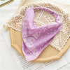 Square Paisley Bandanas Ride Mask Headbands For Women Bands Scarfs-Hair Accessories-Arimonz-Purple Print-Arimonz