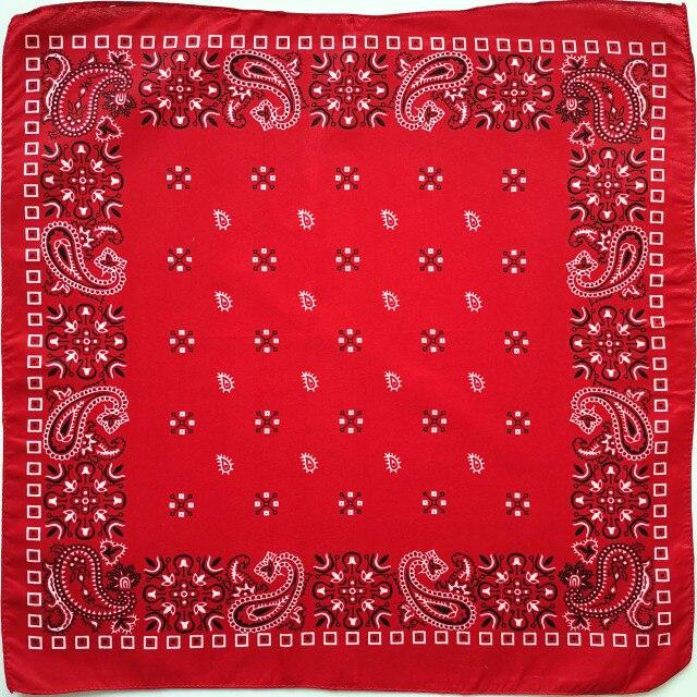 Square Paisley Bandanas Ride Mask Headbands For Women Bands Scarfs-Hair Accessories-Arimonz-red plaid-Arimonz