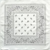 Square Paisley Bandanas Ride Mask Headbands For Women Bands Scarfs-Hair Accessories-Arimonz-white-Arimonz