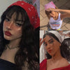 Square Paisley Bandanas Ride Mask Headbands For Women Bands Scarfs-Hair Accessories-Arimonz-Arimonz