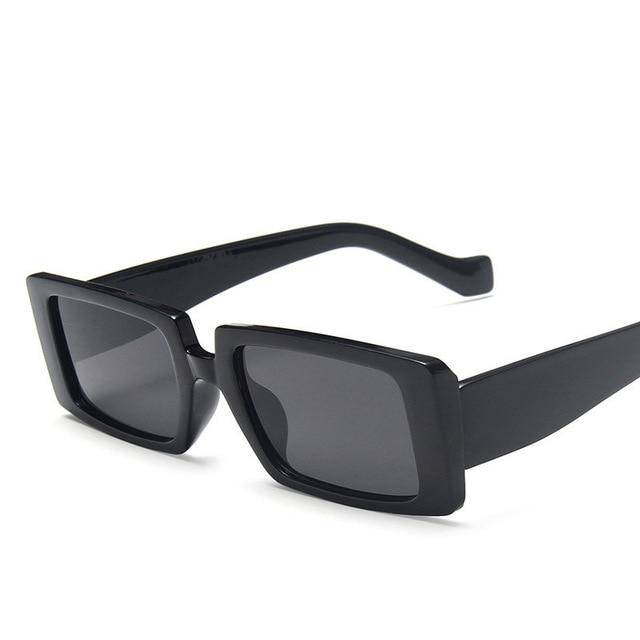 Square Retro Sunglasses Women Vintage Sun Glasses For Women Eyeglasses-Sunglasses-Arimonz-Black Gray-Arimonz