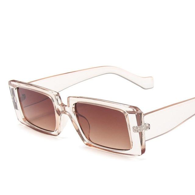 Square Retro Sunglasses Women Vintage Sun Glasses For Women Eyeglasses-Sunglasses-Arimonz-Champagne Tea-Arimonz