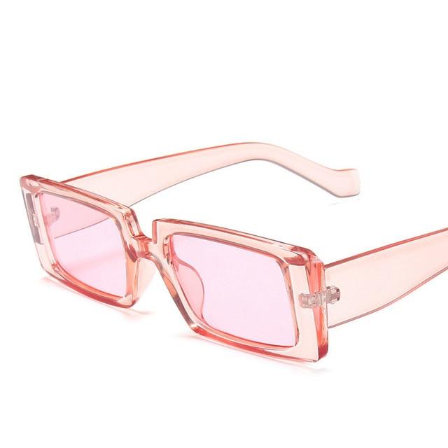 Square Retro Sunglasses Women Vintage Sun Glasses For Women Eyeglasses-Sunglasses-Arimonz-Pink-Arimonz