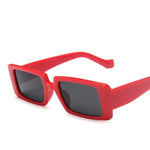 Square Retro Sunglasses Women Vintage Sun Glasses For Women Eyeglasses-Sunglasses-Arimonz-Red Gray-Arimonz
