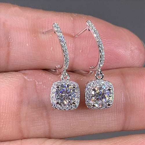 Square Shape Drop Earrings for Women Elegant Women Dangle Earrings-Earrings-Arimonz-Arimonz