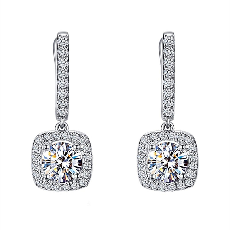 Square Shape Drop Earrings for Women Elegant Women Dangle Earrings-Earrings-Arimonz-Arimonz