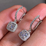 Square Shape Drop Earrings for Women Elegant Women Dangle Earrings-Earrings-Arimonz-Arimonz