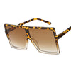 Square Women Sunglasses Clear Lens Sunglasses-Sunglasses-Arimonz-Leopard Trans-Arimonz