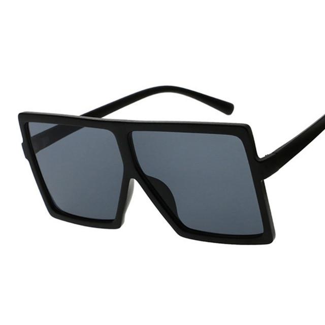 Square Women Sunglasses Clear Lens Sunglasses-Sunglasses-Arimonz-Sand Black-Arimonz