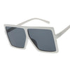 Square Women Sunglasses Clear Lens Sunglasses-Sunglasses-Arimonz-White Gray-Arimonz