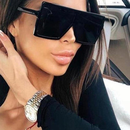 Square Women Sunglasses Clear Lens Sunglasses-Sunglasses-Arimonz-Arimonz