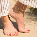 Stainless Steel Dangle Anklet for Women Fringe Chain Anklet Jewelry-Anklets-Arimonz-Arimonz