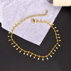 Stainless Steel Dangle Anklet for Women Fringe Chain Anklet Jewelry-Anklets-Arimonz-Arimonz