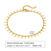 Stainless Steel Dangle Anklet for Women Fringe Chain Anklet Jewelry-Anklets-Arimonz-Arimonz