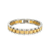 Stainless Steel Plated Detachable Wristband Bracelet Bangle For Women-Braceletes-Arimonz-Gold and Silver-16.5cm/6inch-Arimonz