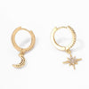 Star And Moon Earrings-Earrings-Arimonz-Arimonz