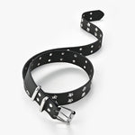 Star Eye Rivet Belt Goth Style Double Pin Buckle Waistband-Belts-Arimonz-Arimonz