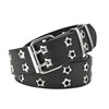 Star Eye Rivet Belt Goth Style Double Pin Buckle Waistband-Belts-Arimonz-Arimonz
