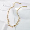 Star Moon Chain Choker Necklace for Women Jewelry Accessory for Women-Necklaces-Arimonz-Arimonz