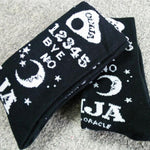 Star Moon Print Socks Women Streetwear Women Printed High Socks-Socks & Tights-Arimonz-Arimonz