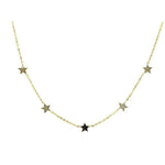 Star Pendant Choker Necklace for Women Charming Necklace Jewelry-Necklaces-Arimonz-Gold-Arimonz