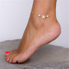 Starfish Anklet Foot Cuff Pearls Beach Anklets Summer Bohemian Jewelry-Anklets-Arimonz-Arimonz