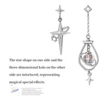 Starlight Drop Earrings for Women Crystal Ball Stars Earrings-Earrings-Arimonz-Arimonz