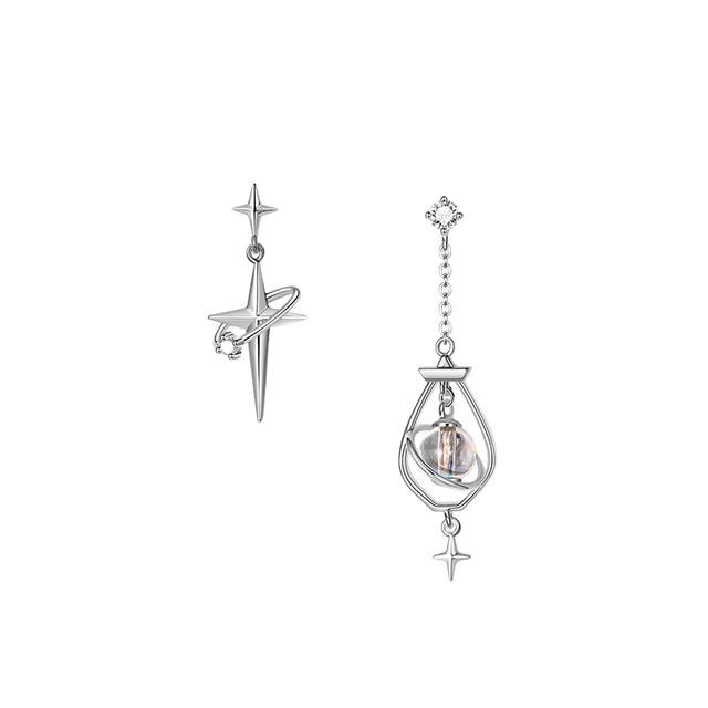Starlight Drop Earrings for Women Crystal Ball Stars Earrings-Earrings-Arimonz-Arimonz
