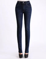 Straight Jeans - High Waist Push Up Straight Jeans