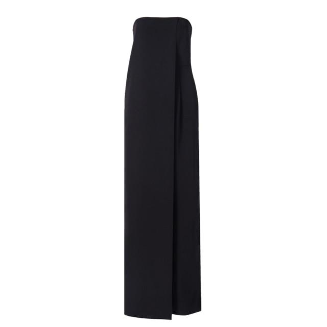 Strapless Wide Leg Women Romper Oversized Asymmetrical Jumpsuits-Night Out Jumpsuits & Rompers-Arimonz-Arimonz