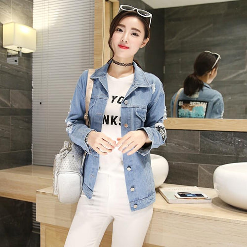 Streetstyle Denim Jacket-Jackets-Arimonz-Arimonz