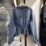 Streetwear Short Denim Jacket Fashion Trend All-match Women Overcoat-Jean Jackets-Arimonz-Arimonz