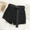 Streetwear Shorts Women Woman High Waist Wide Leg Cargo Women's Shorts-Shorts-Arimonz-Arimonz