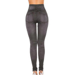 Stretch High Waist Skinny Jeans-Skinny Jeans-Arimonz-Gray-S-Arimonz