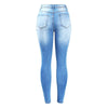 Stretchy Ripped Jeans Distressed Denim Skinny Pencil Trouser For Women-Skinny Jeans-Arimonz-Arimonz