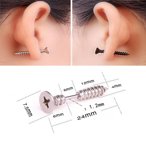 Stud Earrings Punk Style Piercing Earring Jewelry-Earrings-Arimonz-Arimonz