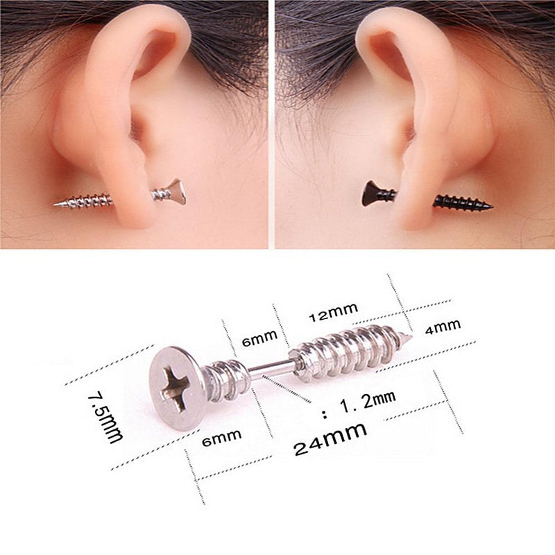 Stud Earrings Punk Style Piercing Earring Jewelry-Earrings-Arimonz-Arimonz