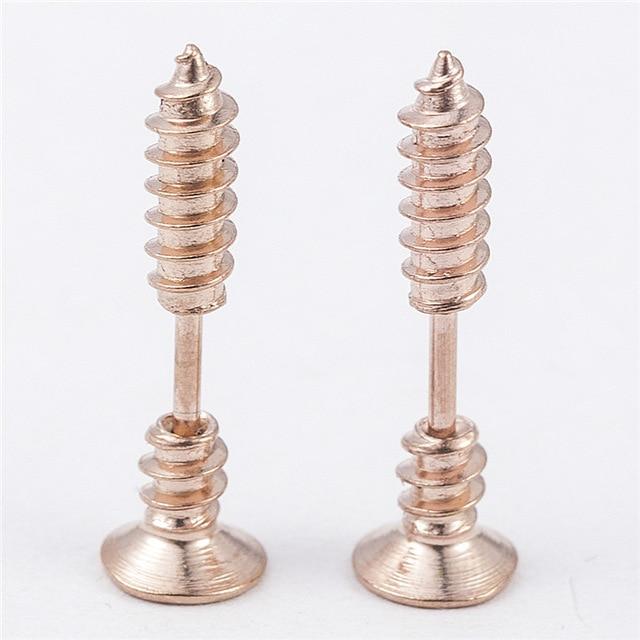 Stud Earrings Punk Style Piercing Earring Jewelry-Earrings-Arimonz-Gold-Arimonz