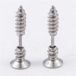 Stud Earrings Punk Style Piercing Earring Jewelry-Earrings-Arimonz-Silver-Arimonz
