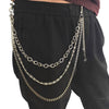 Stylish Waist Pants Belt Chain Multilayer Chain Ring Trousers Belt-Belts-Arimonz-Arimonz