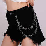 Stylish Waist Pants Belt Chain Multilayer Chain Ring Trousers Belt-Belts-Arimonz-Arimonz