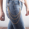 Stylish Waist Pants Belt Chain Multilayer Chain Ring Trousers Belt-Belts-Arimonz-Gold-Arimonz