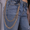 Stylish Waist Pants Belt Chain Multilayer Chain Ring Trousers Belt-Belts-Arimonz-Gold 2 chains-Arimonz