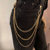 Stylish Waist Pants Belt Chain Multilayer Chain Ring Trousers Belt-Belts-Arimonz-Gold Double Chain-Arimonz