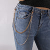 Stylish Waist Pants Belt Chain Multilayer Chain Ring Trousers Belt-Belts-Arimonz-Rhinestone Gold-Arimonz