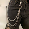 Stylish Waist Pants Belt Chain Multilayer Chain Ring Trousers Belt-Belts-Arimonz-Silver Double Chain-Arimonz
