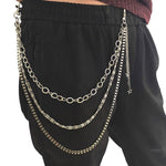 Stylish Waist Pants Belt Chain Multilayer Chain Ring Trousers Belt-Belts-Arimonz-Star pendant-Arimonz