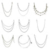 Stylish Waist Pants Belt Chain Multilayer Chain Ring Trousers Belt-Belts-Arimonz-Arimonz